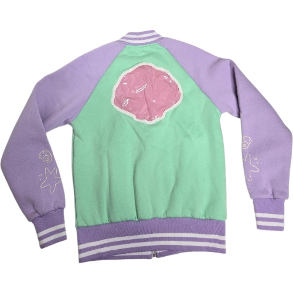 PEACHIIE SHOP Mermaid mint green Ita‎ jacket limited edition exclusive S